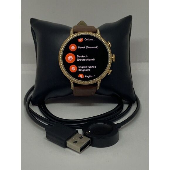 Fossil Gen 4 Authentic Digital Dial Smart Watch Custom Band FTW6015 QT302